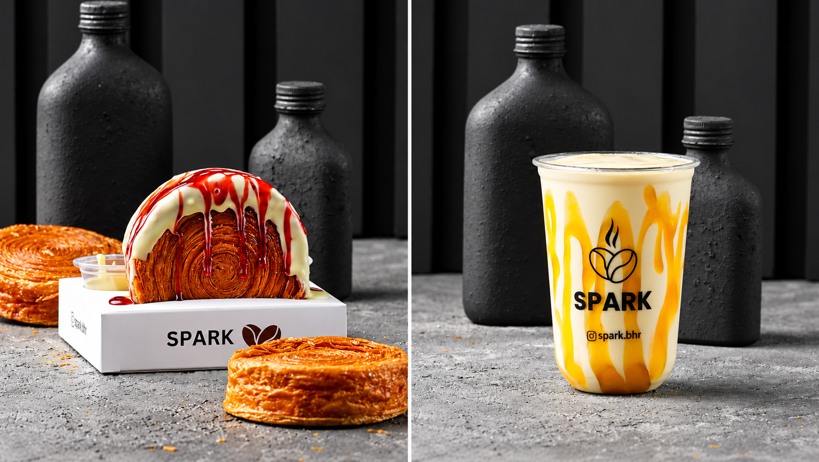 Spark Supreme Croissant with branded box