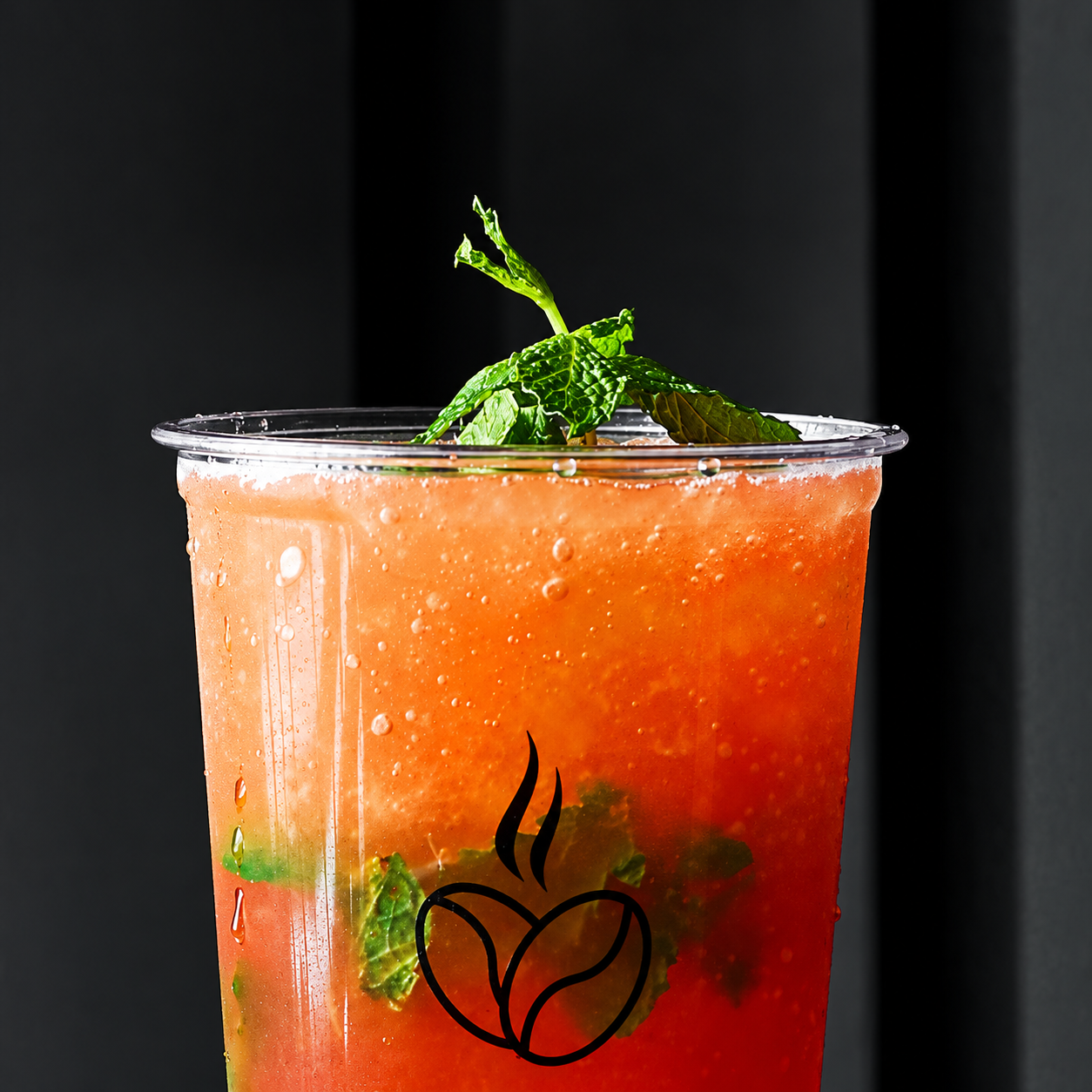 Spark passion fruit and strawberry drink